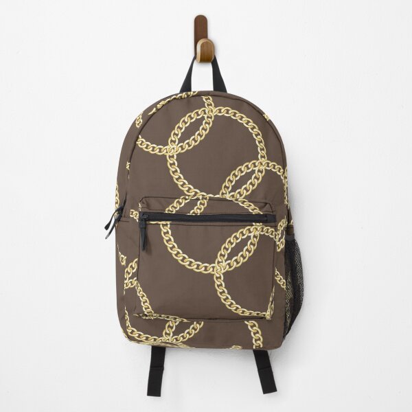 Item preview, brown Luxury Golden round chains fashion elegant Tote Bag phone case designed and sold by Queengood.