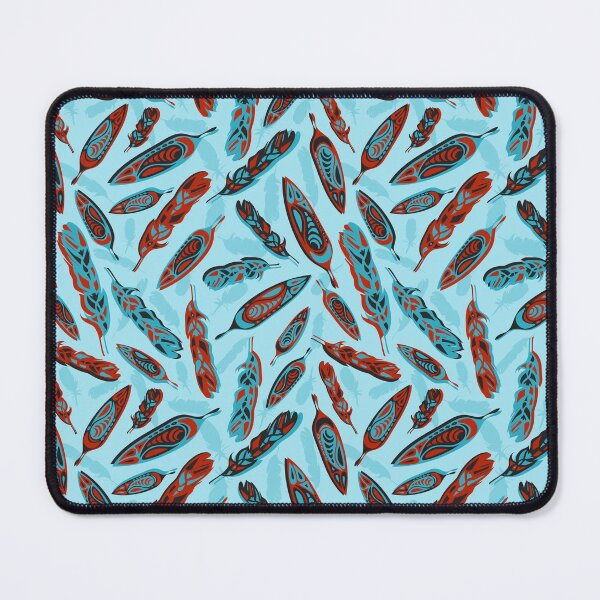Item preview, Tlingit Feathers - Blue designed and sold by cleolovescolor.