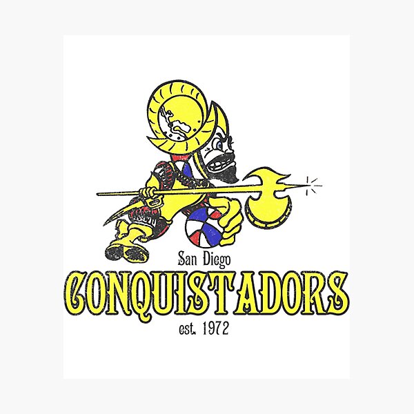 Item preview, San Diego Conquistadors T-ShirtSan Diego Conquistadors [Vintage Distressed]  designed and sold by GieBroke.