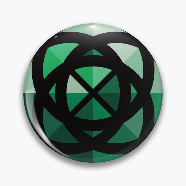 Item preview, Emerald Geometric Pattern designed and sold by Wiggly Lines.
