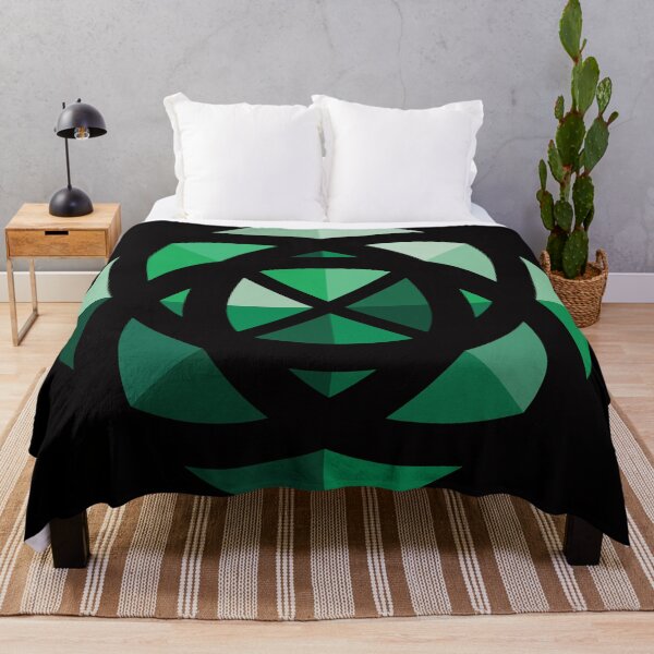 Item preview, Emerald Geometric Pattern designed and sold by Wiggly Lines.