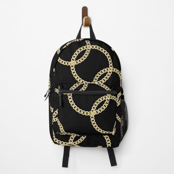 Item preview, balck Luxury Golden round chains fashion elegant Tote Bag phone case designed and sold by Queengood.