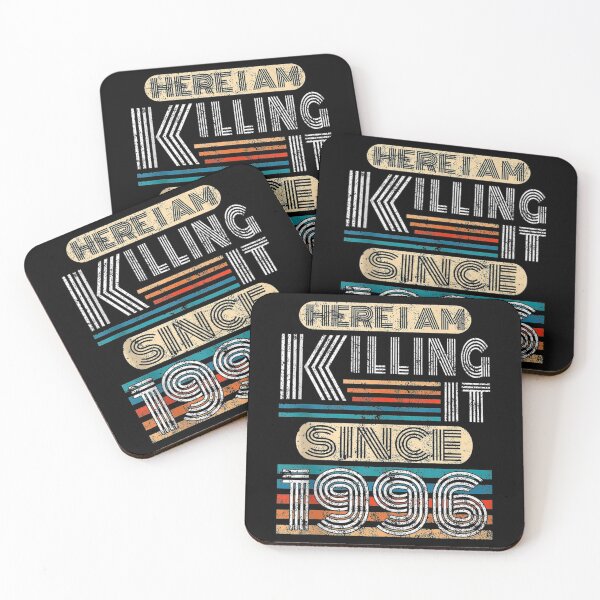 Item preview, Born In 1996, Vintage Retro Here I Am Killing It Since 1996 Tank Top designed and sold by GiselleShop.