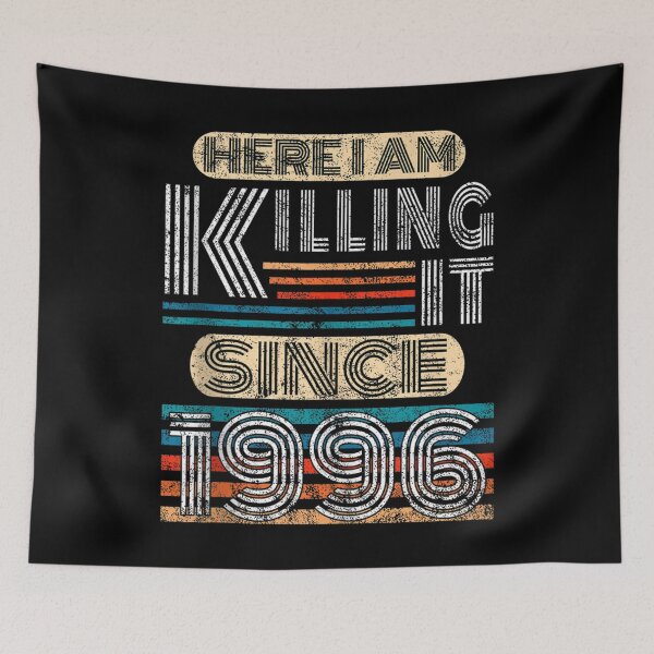 Item preview, Born In 1996, Vintage Retro Here I Am Killing It Since 1996 Tank Top designed and sold by GiselleShop.