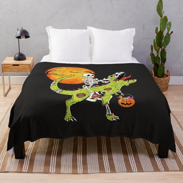 Item preview, Halloween Dinosaur Zombie T Rex Skeleton Boys Toddler Kid designed and sold by MatthewBateman.