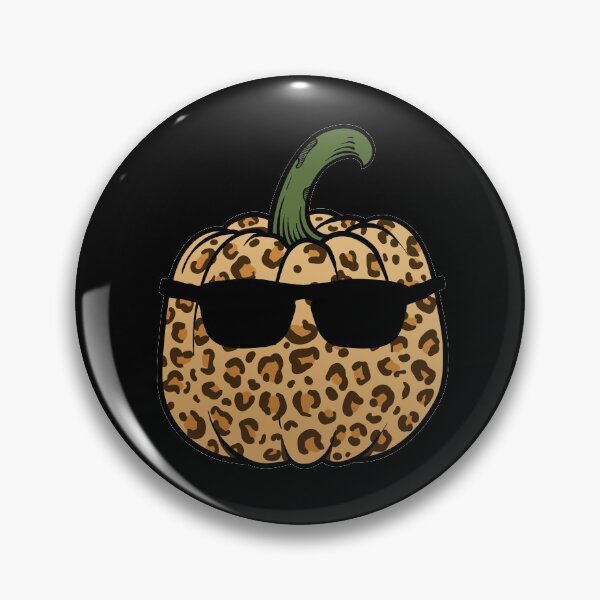 Item preview, Leopard Pumpkin Wearing Cool Glasses designed and sold by mituturi.