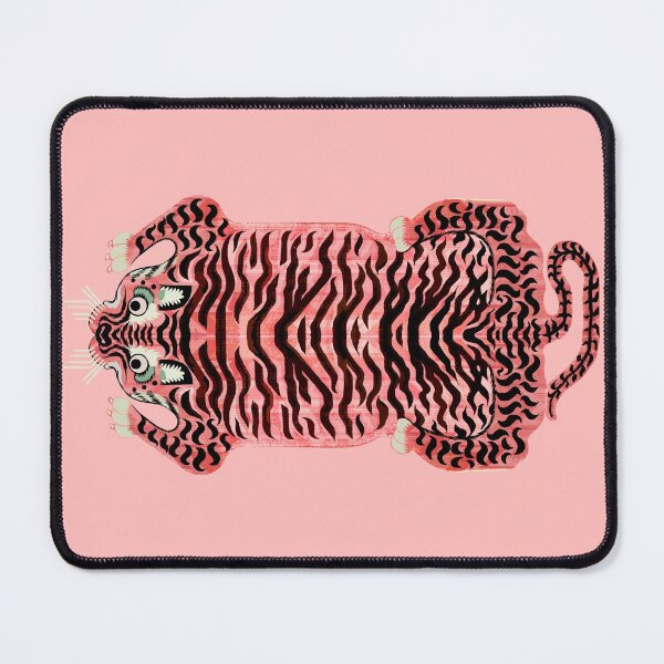 Item preview, Pink Tibetan Tiger Rug designed and sold by Giddygoatthe3rd.