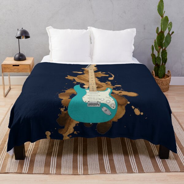 Item preview, S-Style Electric Guitar Teal Color designed and sold by nightsworthy.