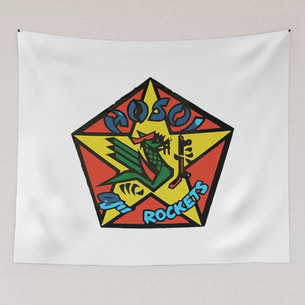 Item preview, Skateboarding T-ShirtVintage Christian Hosoi Rockets dragon skateboard designed and sold by GieBroke.