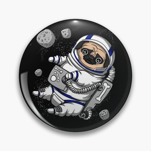 Item preview, Pug Space Astronaut  designed and sold by underheaven.