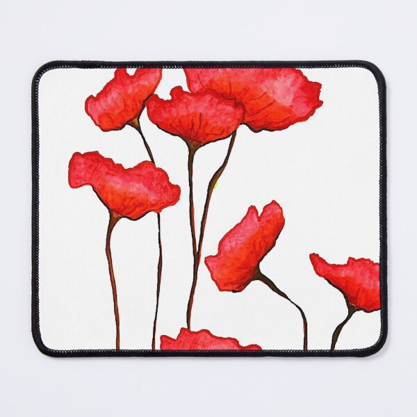 Item preview, Ardor red poppies designed and sold by ArdorGlamour.