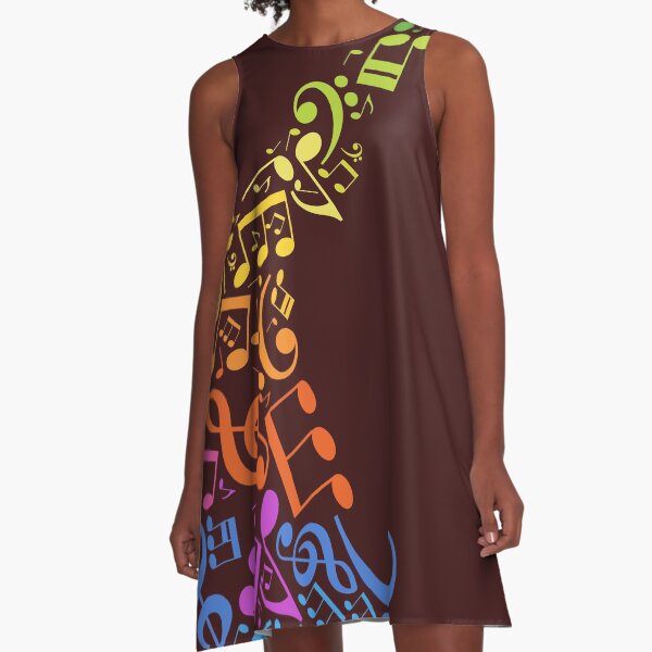 Follow the Music A-Line Dress