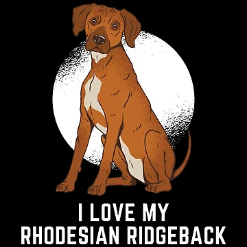 Artwork thumbnail, I Love My Rhodesian Ridgeback by NiftyTees