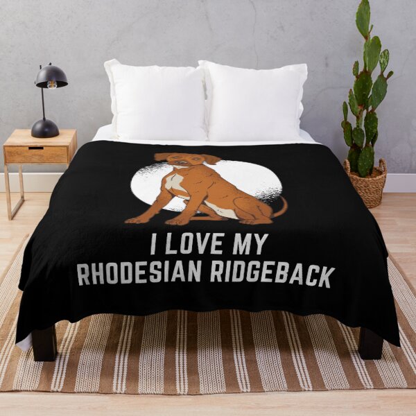 Item preview, I Love My Rhodesian Ridgeback designed and sold by NiftyTees.