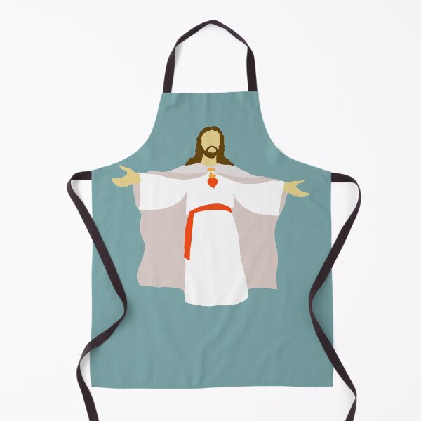 Item preview, Sacred Heart of Jesus - graphic art with open arms  designed and sold by TheCatholicLady.