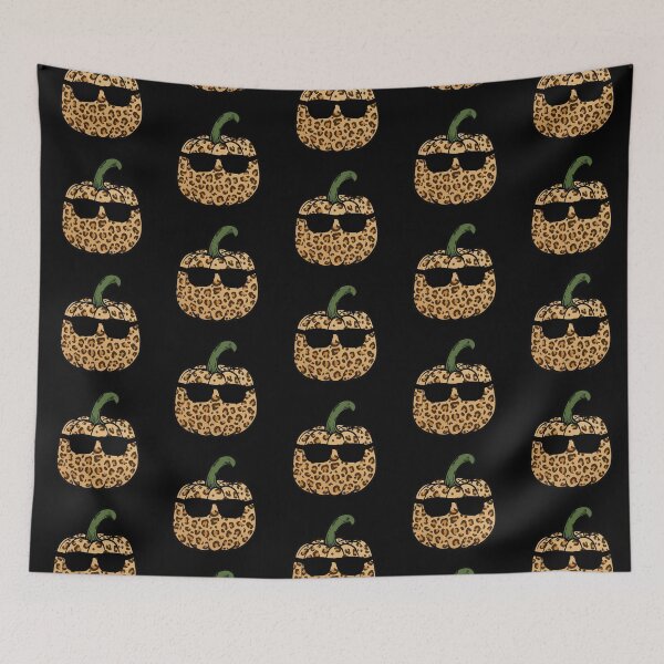 Item preview, Leopard Pumpkin Wearing Cool Glasses designed and sold by mituturi.