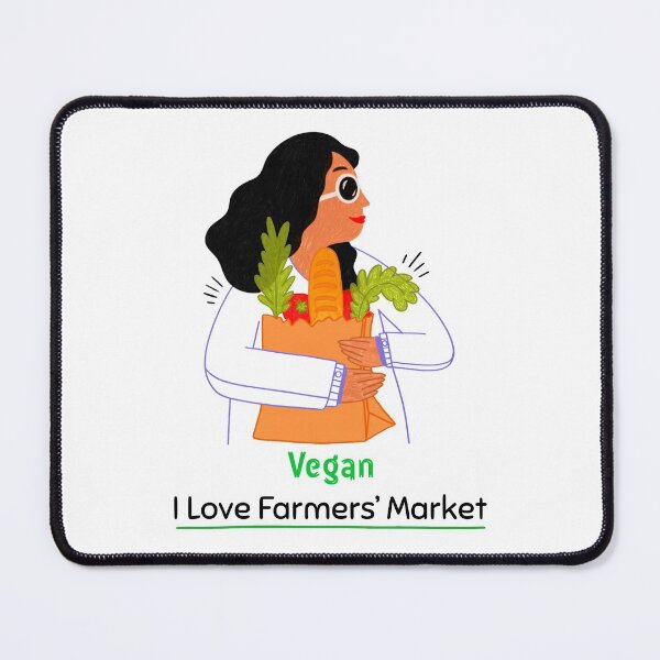 Item preview, Vegan Love the Farmers Market designed and sold by Echo Aesthetics.