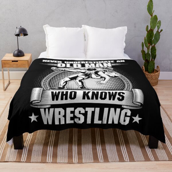 Item preview, Never Underestimate An Old Man Who Knows Wrestling designed and sold by YimHrishi.