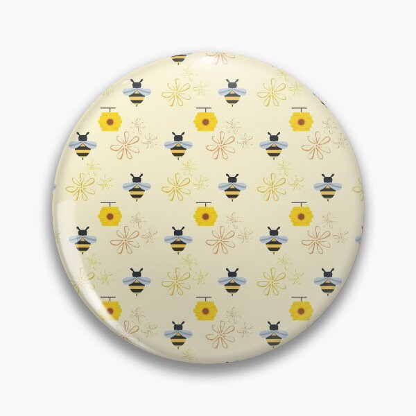 Item preview, Honey bee pattern Mouse Pad designed and sold by wondesign37.