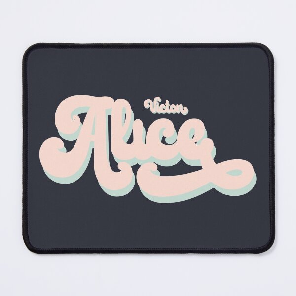 Item preview, Victon Alice typography pastel designed and sold by Morcawork.