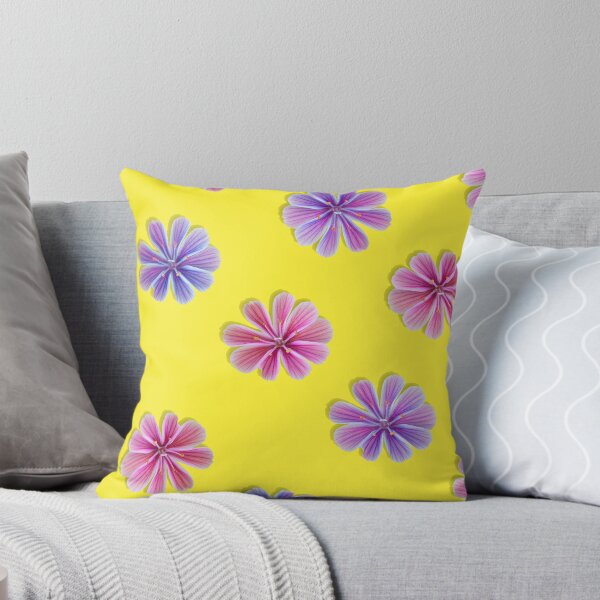 Item preview, Yellow background with colourful flowers designed and sold by YJBoutique.