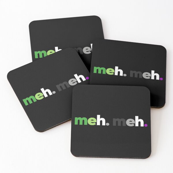 Item preview, meh. meh. Aroace Pride designed and sold by Subtle Pride Shop.