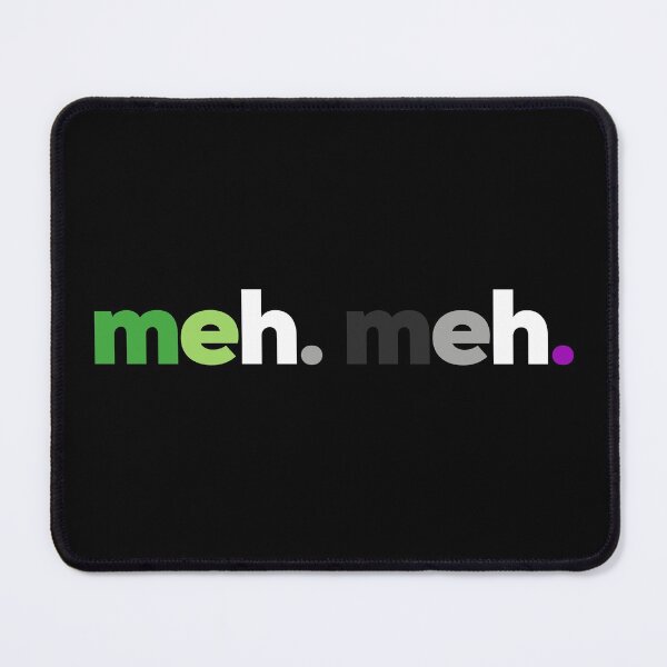 Item preview, meh. meh. Aroace Pride designed and sold by Subtle Pride Shop.