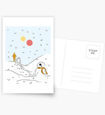 A Very BB8 Christmas Postcards