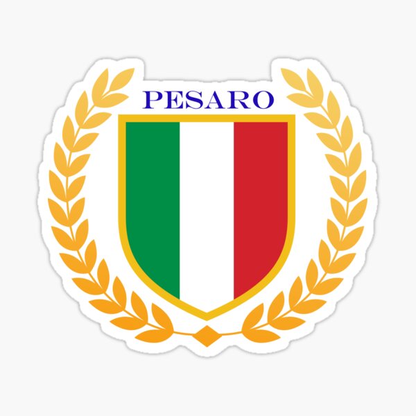 Pesaro Italy Sticker