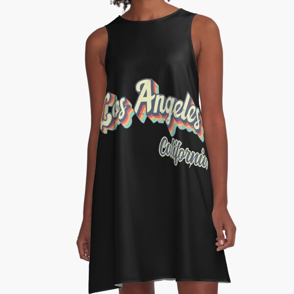 Item preview, Los Angeles Retro Vintage 70s rainbow designed and sold by Teelogic.