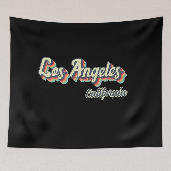 Item preview, Los Angeles Retro Vintage 70s rainbow designed and sold by Teelogic.