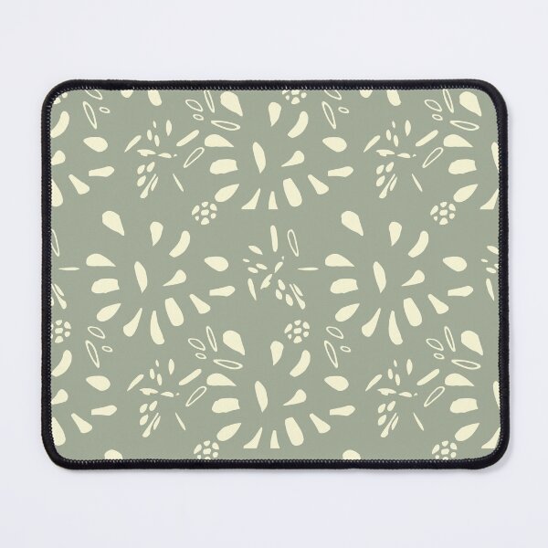 Item preview, Abstract Sage Green and Buttercream swirl pattern designed and sold by Stephanie J Lewis.