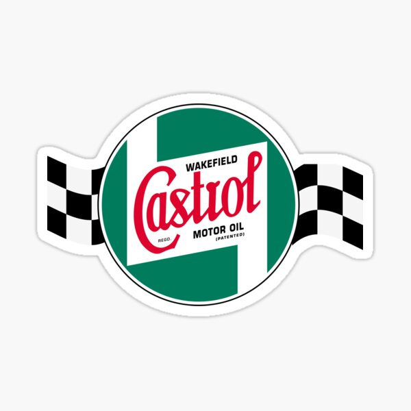 Enseigne de garage vintage Castrol Retro Motor Oil Sticker