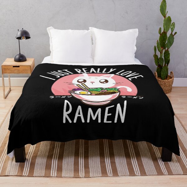 Item preview, Love Ramen Japanese Noodles - Anime Cat designed and sold by ClareMadelane.