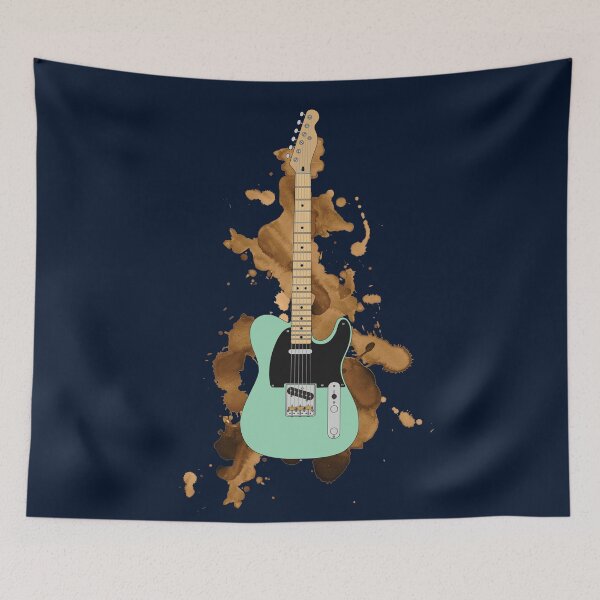 Item preview, T-Style Electric Guitar Maple Surf Green Color designed and sold by nightsworthy.