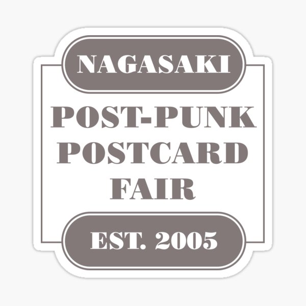 Post-Punk Postcard Fair Sticker