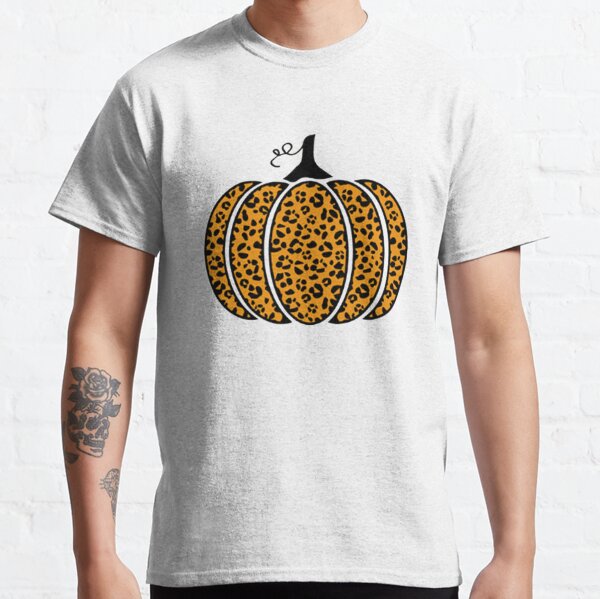 leopard pumpkin t shirt