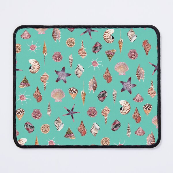 Item preview, SEASHELL PATTERN - turquoise designed and sold by BEATRIZ ABAITUA.