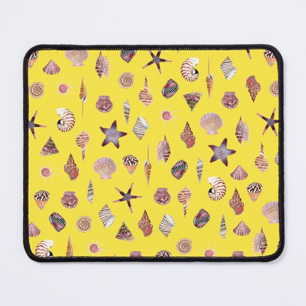 Item preview, SEASHELL PATTERN - yellow designed and sold by BEATRIZ ABAITUA.