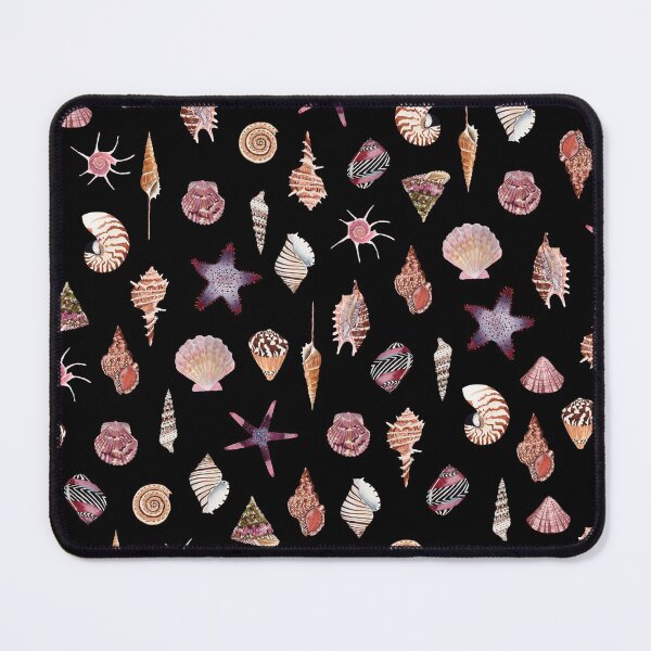 Item preview, SEASHELL PATTERN - black designed and sold by BEATRIZ ABAITUA.