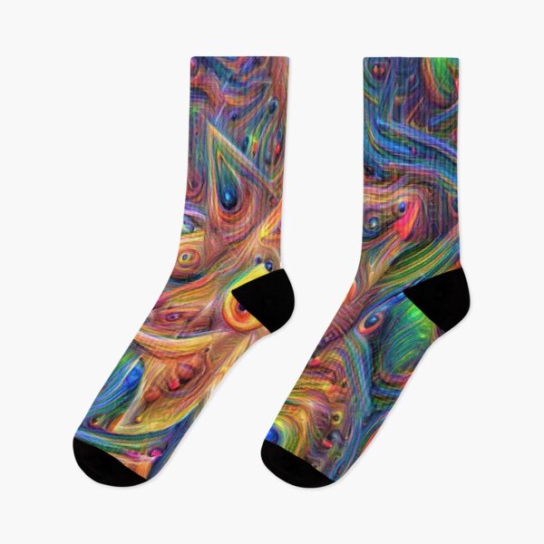 Item preview, trippy rainbow art design 16 designed and sold by BelAnnGrey.