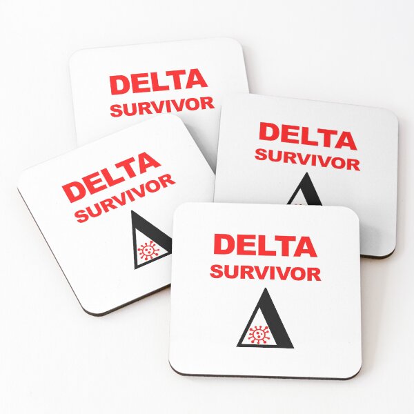 Item preview, Delta Survivor, Survived Delta Virus Variant 2021, Vaccination Complete, Fully Vaccinated, New designed and sold by Max-Wear.