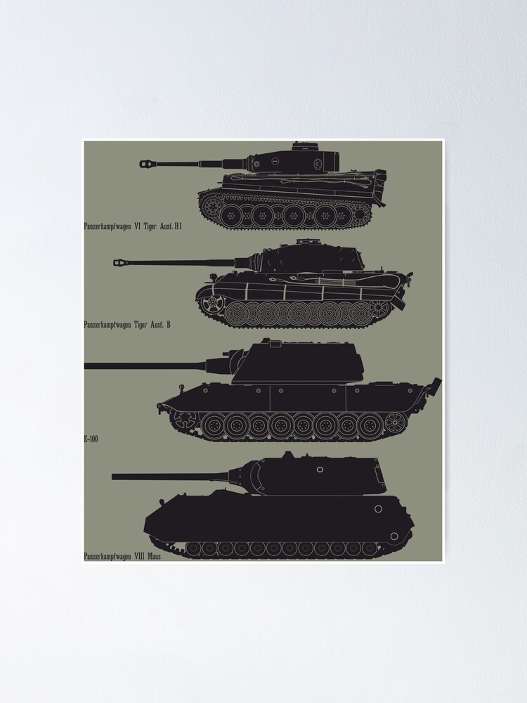 German heavy tanks Poster for Sale by FAawRay