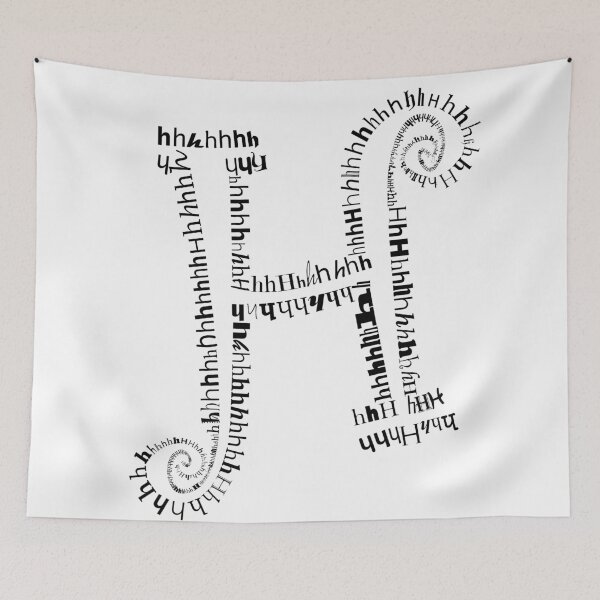 Item preview, H letter designed and sold by adiosmillet.