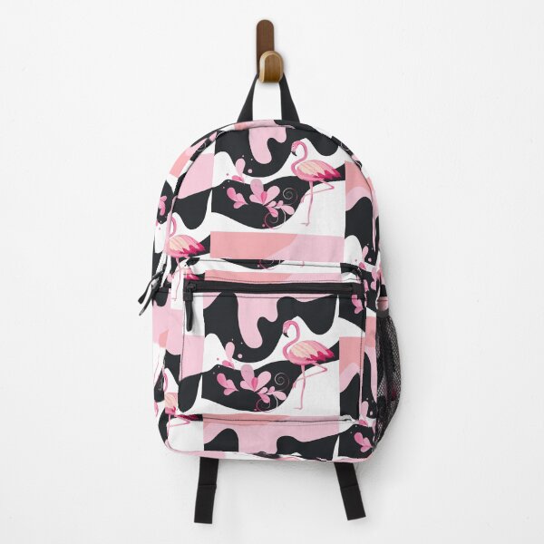 Item preview, Pink Flamingo Abstract Pink and Black designed and sold by SloganExpress.