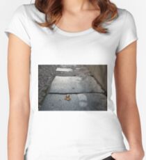 sheet and footprints Women's Fitted Scoop T-Shirt