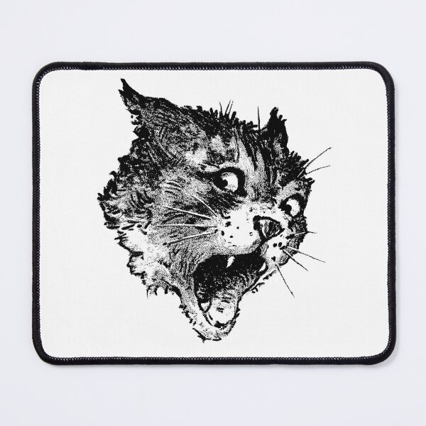 Item preview, Freaky Cat B&W designed and sold by GrandeDuc.