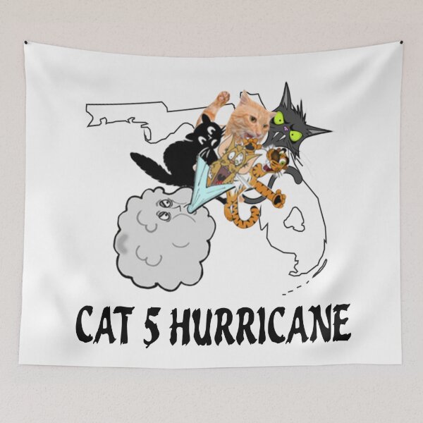 Item preview, CAT 5 HURRICANE designed and sold by CalliopeSt.