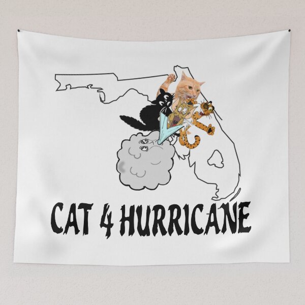 Item preview, CAT 4 HURRICANE designed and sold by CalliopeSt.