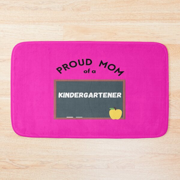 Item preview, proud mom of a kindergartener, pink background designed and sold by Jessi-Sketches.